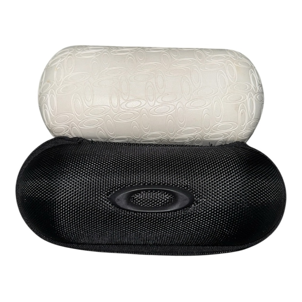 Set of (2) Oakley Black/White Sunglass Cases ONLY